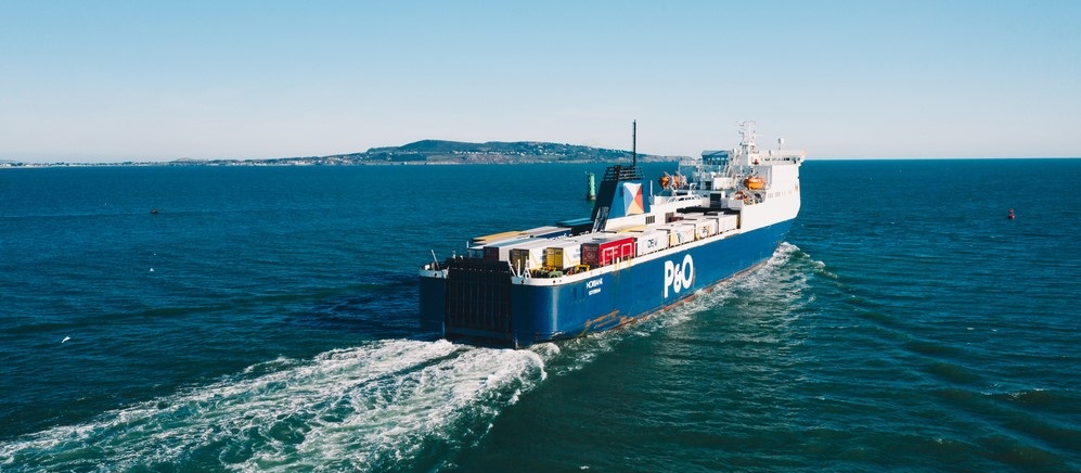 Frachtgutversand mit P&O bei Verschiffung auf See